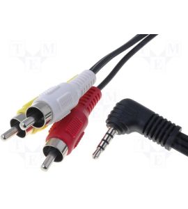 RCA - Jack (3.5 mm) stereo cable (2.5 m).