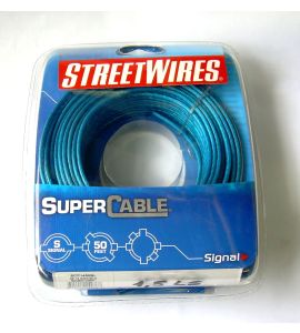 StreetWires cables for speakers (1.3 mm²).