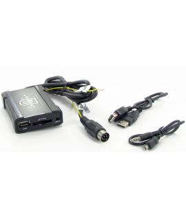 Connects2 adapter USB, SD, AUX (replaces CD changer) for Volvo.