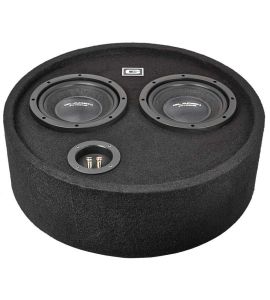 Gladen  RS 08 Round Box DUAL boxed subwoofer 8" (200 mm).