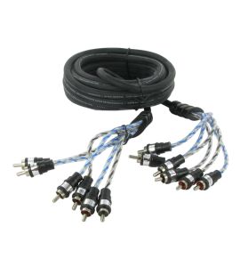 Connects2 stereo RCA x 6 cable for amplifier (5.0 m).