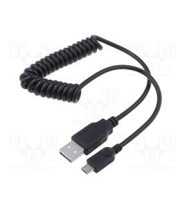 USB cable coiled (1.0 m).