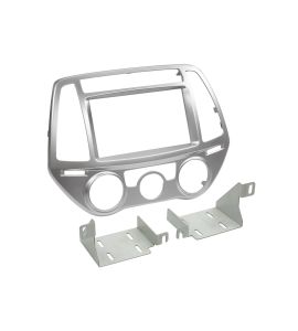 Hyundai i20 (-> 2014) fascia plate kit (adapter 2DIN). 381143-24-1