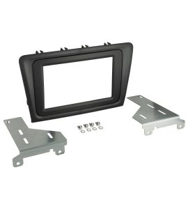 Skoda Rapid (->2019) fascia plate kit (adapter 2DIN). 381340-10
