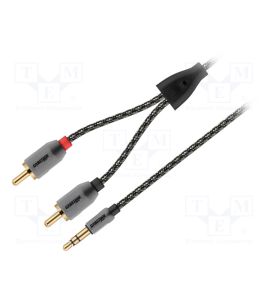 RCA - Jack stereo cable (1.5 m).