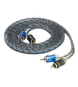Connects2 stereo RCA cable for amplifier (7.6 m).