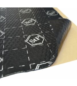 STP Black Silver self-adhesive damping mat, shop pack (1.8 mm., 0.1 m²).