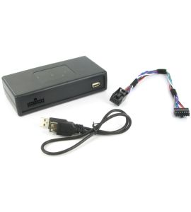 Connects2 adapter USB, SD, AUX (replaces CD changer) for Peugeot (2005->).