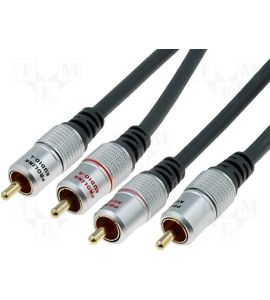 High-performance RCA stereo cable (5.0 m).