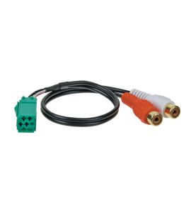 Renault (Mini ISO - RCA) adapter AUX. ACV