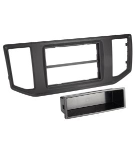 VW Crafter (->2021) fascia plate (adapter 1DIN, 2DIN). CT24VW22