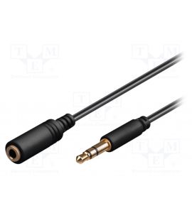 Jack - Jack (3.5 mm) extension cable (1.5 m).