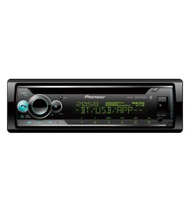Pioneer DEH-S520BT receiver with CD, USB, Bluetooth.
