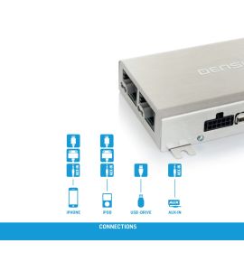 Dension adapter USB, iPhone, AUX for Mercedes, Porsche, BMW, Audi (MOST). GW51MO2