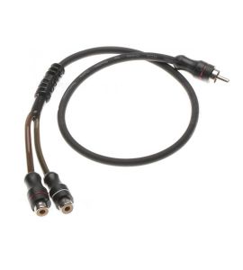 Gladen Y-RCA stereo cable for amplifier (0.5 m). Z-ChECOY-FFM