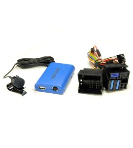 Dension adapter USB, iPhone, AUX with Bluetooth (replaces CD changer) for BMW 3, 5, X3, X5 series. GBL3BM4