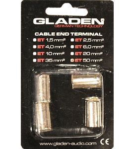 End-Terminal cable. Gladen (50 mm2).
