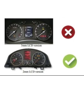 LCD display for instrument cluster Seat (2004->), VW (2003->). 1267