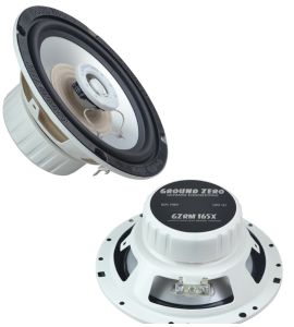 Ground Zero GZRM 165X marine coaxial speakers (165 mm).