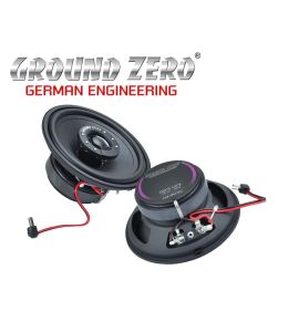 Ground Zero GZCS 12CX coaxial speakers (120 mm) for Mercedes W124 (1984-1996).