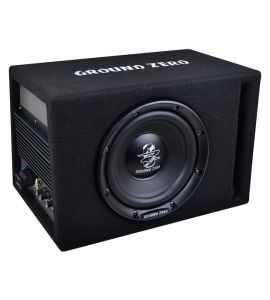 Ground Zero GZIB 20BR-ACT active subwoofer 8" (RMS 100 W, 4 Ohm, 200 mm) kit.
