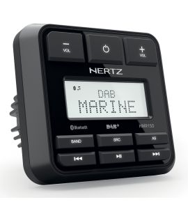 Hertz HMR 15 D marine digital media receiver (IP66) with DAB.