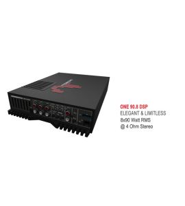 Mosconi ONE 90.8 DSP (AB class) power amplifier (8-channel) with DSP.