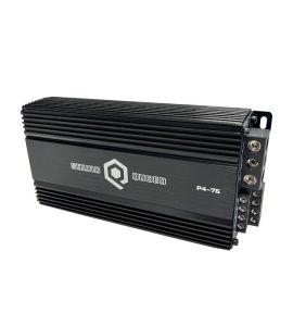 SoundQubed P4-75 (RMS 4x75 W x 2 Ohm) power amplifier (4-channel).