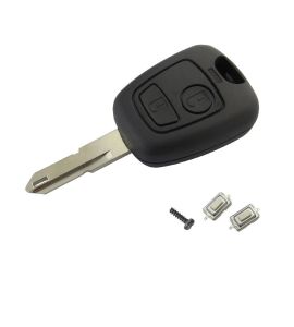 Peugeot 106, 206, 306, 406... remote KEY case with 2 switch (2 button). 