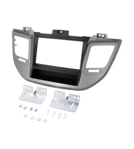 Hyundai Tucson (2015->) fascia plate kit with shelf (adapter 2DIN). 40.443.2