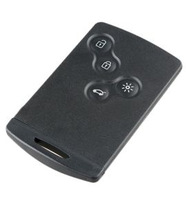 Renault Koleos, Clio, Scenic... remote KEY CARD with PCF 7952A (433 Mhz). 