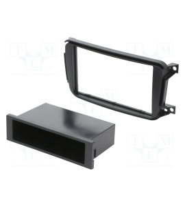 Smart ForTwo (2010->) fascia plate (adapter 1DIN, 2DIN). 40.281