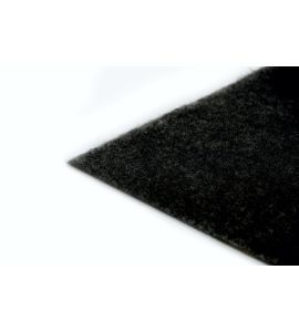 STP carpet with glue (Silver line, width 1.0 m). Black.