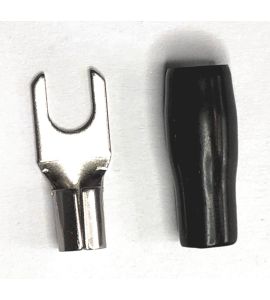U-terminals for cable. Gladen (Black, 2.5 mm2).